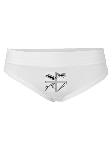 Joint dámske nohavičky White
