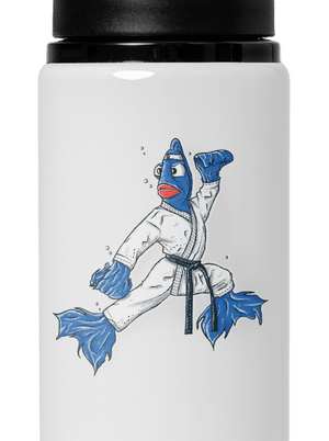 Bojovníčka flaša na vodu White