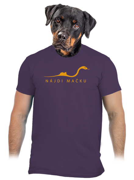 Nájdi mačku pánske tričko Urban Purple