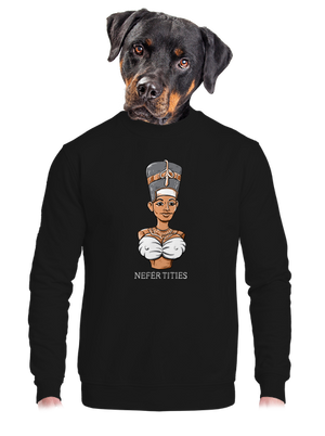 unisex mikina bez kapucne