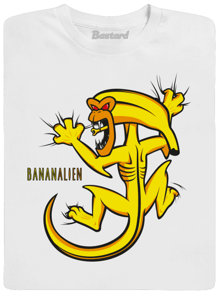 Bananalien pánske dlhý rukáv White