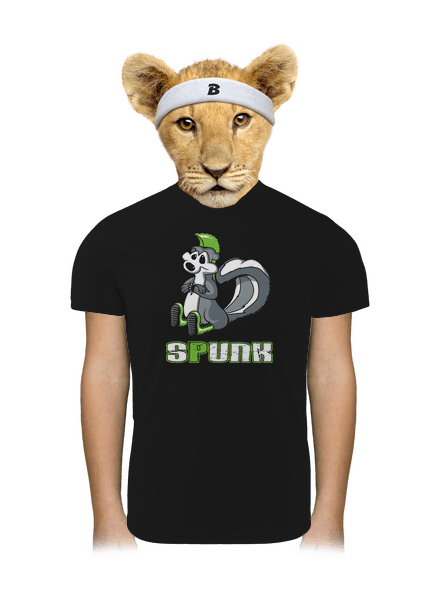 Spunk detské športové tričko Black