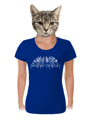 Cimrman: Debil, blbeček dámske tričko Royal Blue Mal