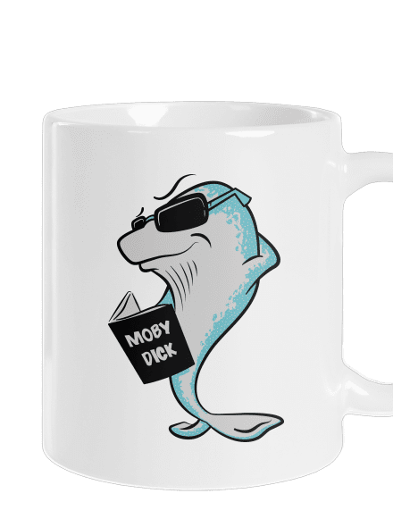 Moby Dick klasický hrnček White