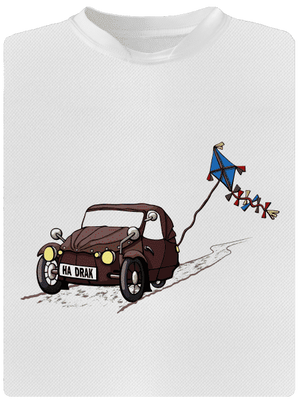 Hadrák detské športové tričko White