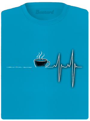 Coffee help dámske športové tričko Blue Atol