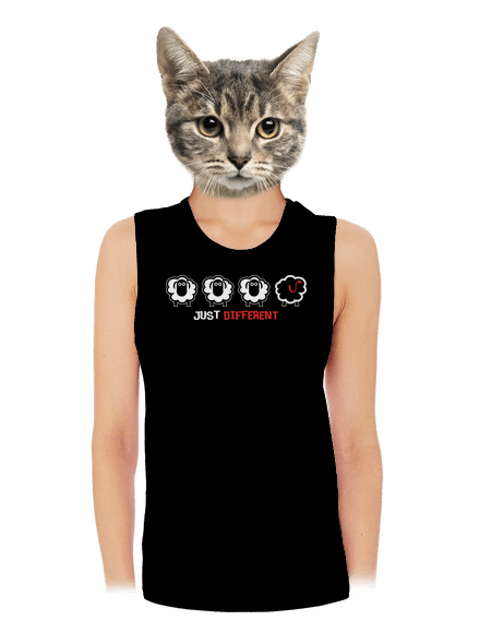 Čierna ovca dámske tielko voľné Black