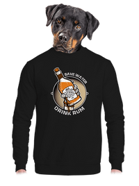 unisex mikina bez kapucne