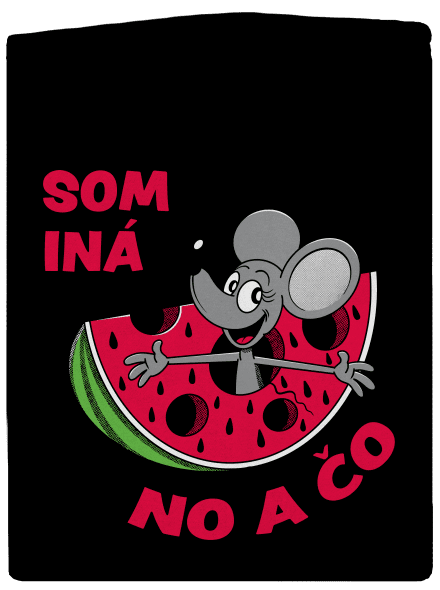 Som iná dámska mikina na zips Black