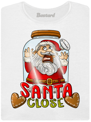 Santa Close dámske tričko prémium White