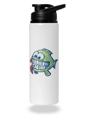 Hladná rybka flaša na vodu White