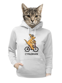 dámska mikina klokanka