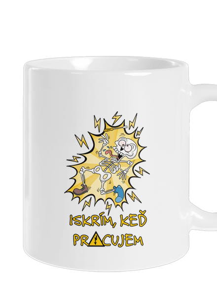 Iskrím klasický hrnček White