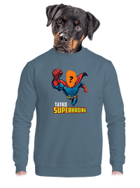 unisex mikina bez kapucne