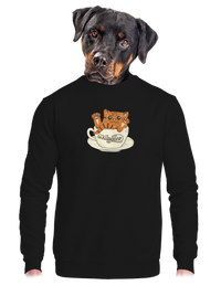 unisex mikina bez kapucne