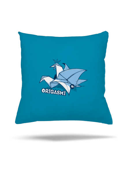 Origasmi vankúš Blue Turquoise