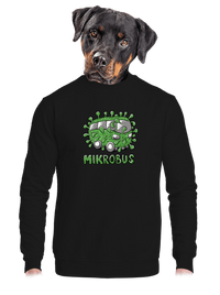 unisex mikina bez kapucne
