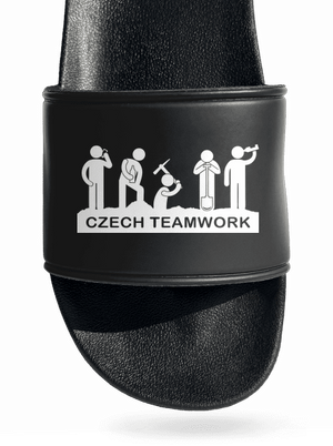 Czech Teamwork šľapky Black
