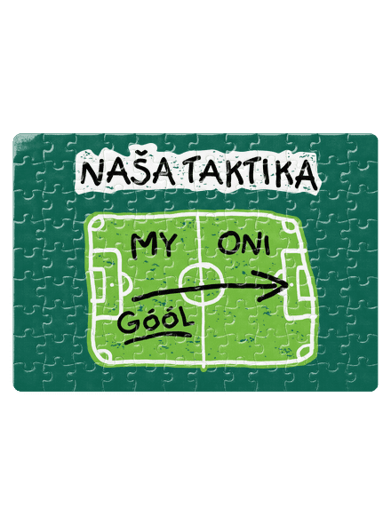 Naša futbalová taktika puzzle White