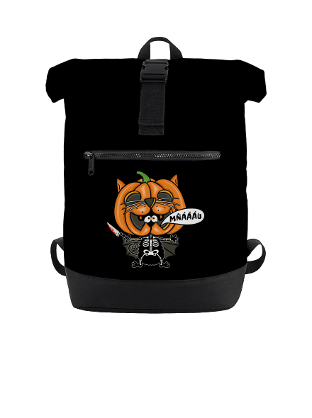 Halloweenská kočička batoh Black