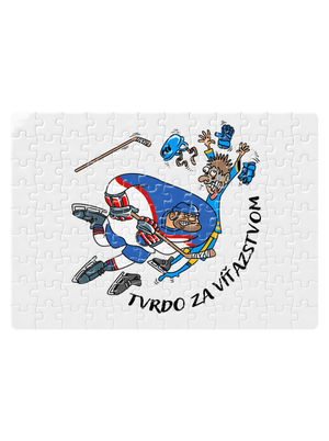 Tvrdo za víťazstvom puzzle White