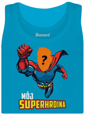 Môj superhrdina dámske tielko klasické Blue Atol
