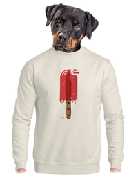 unisex mikina bez kapucne