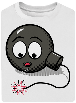 Bomba unisex tričko oversized White