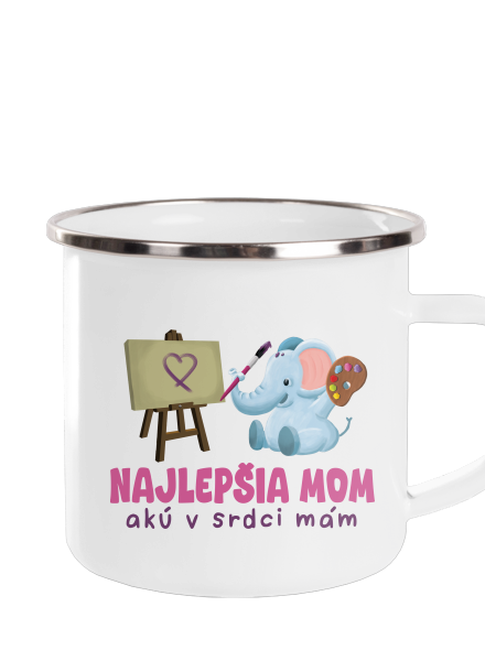 Najlepšia mom plecháčik White