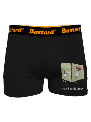 Vínový gentleman  boxerky Black
