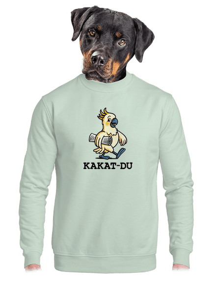 Kakat-du unisex mikina bez kapucne Blush Mint