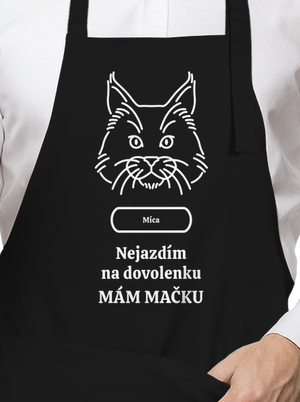 Nemôžem, mám mačku zástera Black