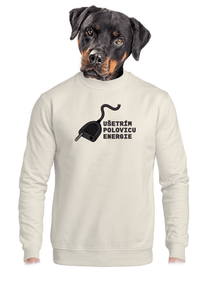 Ušetrím polovicu unisex mikina bez kapucne Off White