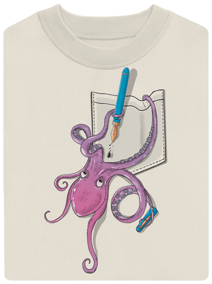 Jednoducho miluje atrament unisex mikina bez kapucne Off White