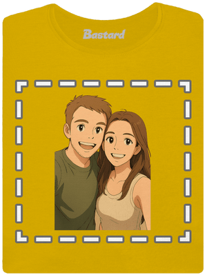 Ghibli efekt z vlastnej fotky dámske tričko Yellow