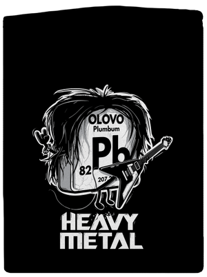 Heavy Metal dámska mikina na zips Black