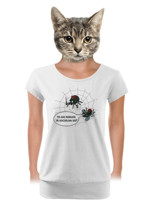 dámske tričko s lemom