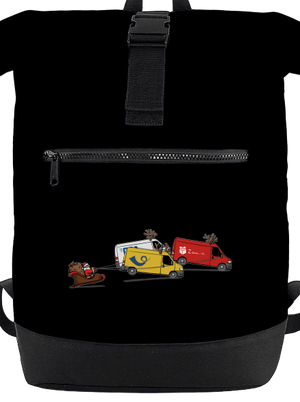 Santa se soby batoh Black