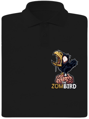 Zombird pánska polokošeľa Black
