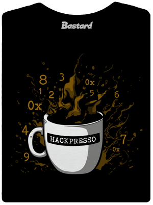 Hackpresso  dámske tričko Black