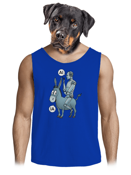 Somár a AI pánske tielko Royal Blue
