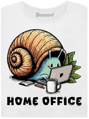 Slimákov home office dámske tričko prémium White