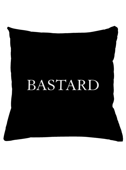 Bastard v luxuse vankúš Black