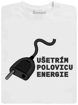 Ušetrím polovicu detské tričko White