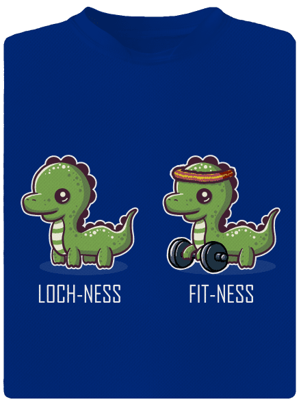 Fit-ness pánske športové tričko Royal Blue Mal