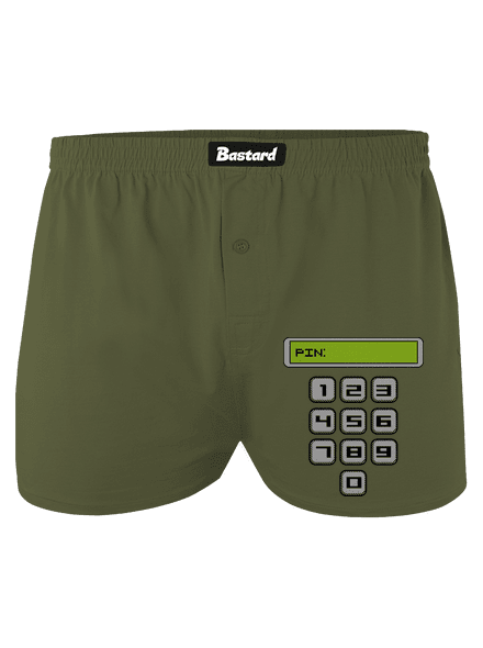 PIN pánske trenky Khaki
