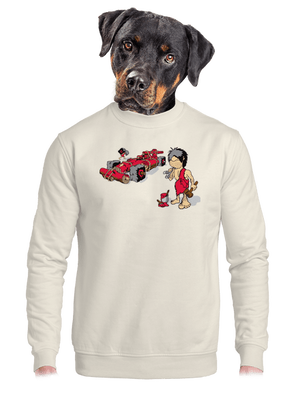 unisex mikina bez kapucne