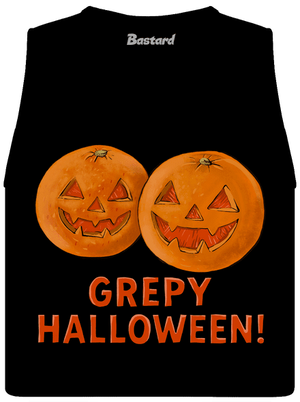 Grepy Halloween dámske tielko voľné Black