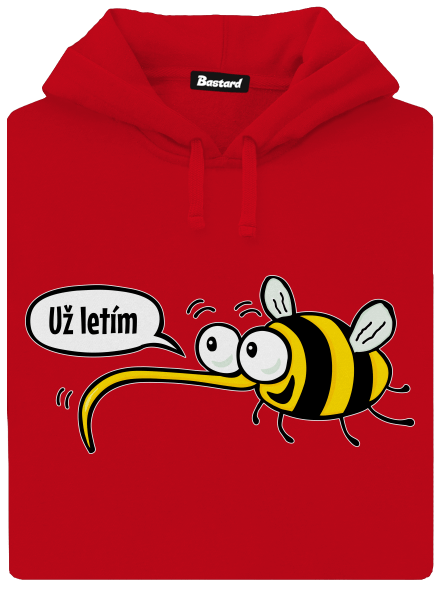 Chcem už len teba pánska mikina klokanka Red