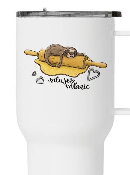 Milujem váľanie termohrnček White